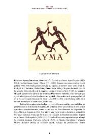Ediciones Aymà (Barcelona, 1944-1983) [Semblanza] / Jordi Cornellà-Detrell  | Biblioteca Virtual Miguel de Cervantes