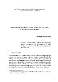 Créditos fraudulentos ¿nueva modalidad de estafa a entidades financieras? / Juan Diego Ugaz Heudebert | Biblioteca Virtual Miguel de Cervantes