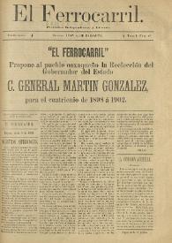 El Ferrocarril : periódico independiente y liberal. Cuarta época, tomo I, núm. 44, 2 de junio de 1898 | Biblioteca Virtual Miguel de Cervantes
