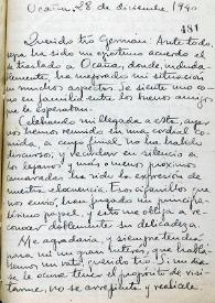 Más información sobre Carta de Miguel Hernández a Germán Vergara Donoso. Ocaña, 28 de diciembre de 1940

