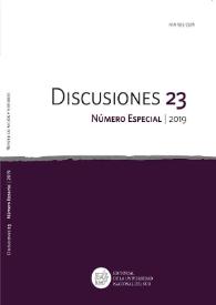 Discusiones. Núm. 23, número especial, 2019 | Biblioteca Virtual Miguel de Cervantes