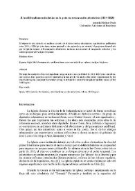 El antiliberalismo eclesiástico en la primera restauración absolutista (1814-1820) / Antonio Moliner Prada | Biblioteca Virtual Miguel de Cervantes