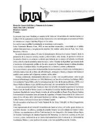 Carta de apoyo a la candidatura de Luisa Valenzuela al Premio Cervantes / María José Gálvez Salvador (Dirección General del Libro y Fomento de la Lectura, Argentina) | Biblioteca Virtual Miguel de Cervantes
