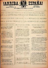 ¡Arriba España! (Manila, Filipinas). Núm. 255, 28 de noviembre de 1938 | Biblioteca Virtual Miguel de Cervantes