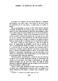 Medea: la estética de un mito / Ana María Leyra Soriano | Biblioteca Virtual Miguel de Cervantes