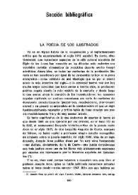 La poesía de los ilustrados / Pedro Álvarez de Miranda | Biblioteca Virtual Miguel de Cervantes