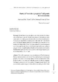 Hart y el "sentido y próposito" del punto de vista interno / Natalia Scavuzzo | Biblioteca Virtual Miguel de Cervantes
