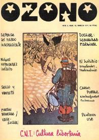 Ozono : revista de música y otras muchas cosas. Núm. 18, marzo 1977 | Biblioteca Virtual Miguel de Cervantes