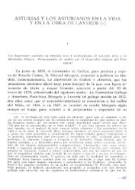 Asturias y los asturianos en la vida y obra de Laverde  / Dionisio Gamallo Fierros | Biblioteca Virtual Miguel de Cervantes