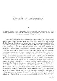 Laverde en Compostela / Dionisio Gamallo Fierros | Biblioteca Virtual Miguel de Cervantes