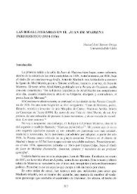 Las ideas literarias en el "Juan de Mairena" periodístico (1934-1936) / Manuel José Ramos Ortega | Biblioteca Virtual Miguel de Cervantes