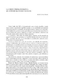 La visión cinematográfica de Antonio Machado y Manuel / Rafael Utrera Macías | Biblioteca Virtual Miguel de Cervantes