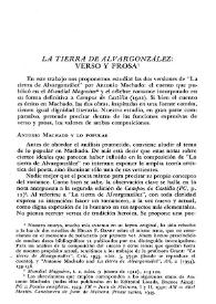"La tierra de Alvargonzález": verso y prosa / Allen W. Phillips | Biblioteca Virtual Miguel de Cervantes
