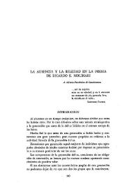 La ausencia y la soledad en la poesía de Ricardo E. Molinari / Felipe L. Pérez Pollán | Biblioteca Virtual Miguel de Cervantes
