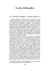 Cuadernos Hispanoamericanos, núm. 151 (julio 1962). Sección bibliográfica | Biblioteca Virtual Miguel de Cervantes
