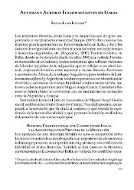 Autoras y autores Italohablantes en Italia / Rotraud von Kulessa | Biblioteca Virtual Miguel de Cervantes