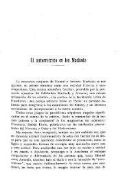 El autorretrato en los Machado / Guillermo Díaz-Plaja | Biblioteca Virtual Miguel de Cervantes