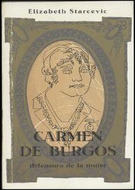 Carmen de Burgos, defensora de la mujer / Elizabeth Starcevic | Biblioteca Virtual Miguel de Cervantes