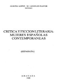Mil escritoras españolas del siglo XIX / María del Carmen Simón Palmer | Biblioteca Virtual Miguel de Cervantes