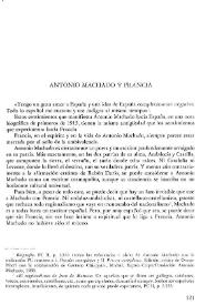 Antonio Machado y Francia / Bernard Sesé | Biblioteca Virtual Miguel de Cervantes