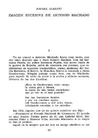 Imagen sucesiva de Antonio Machado / Rafael Alberti | Biblioteca Virtual Miguel de Cervantes