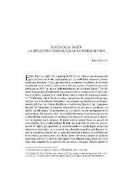 Machado y Darío: La sinestesia ideológica de la intrahistoria  / Stelio Cro | Biblioteca Virtual Miguel de Cervantes