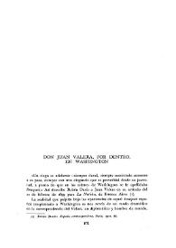 Don Juan Valera, por dentro, en Washington / Fernando Ibarra | Biblioteca Virtual Miguel de Cervantes