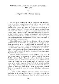 Veinticinco años de cultura española (1936-1961) / por Joaquín Ruiz-Giménez Cortés | Biblioteca Virtual Miguel de Cervantes