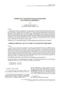 Formas de la vida espiritual en el "Oracional" de Alfonso de Cartagena / Juan Miguel Valero Moreno | Biblioteca Virtual Miguel de Cervantes