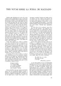 Tres notas sobre la poesía de Machado  / Francisco Ynduráin | Biblioteca Virtual Miguel de Cervantes