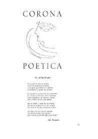 Corona poética | Biblioteca Virtual Miguel de Cervantes