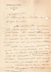 Carta de Carmen de Burgos a Perpétua Nóbrega-Quintal. Madrid, 25 de febrero de 1920 | Biblioteca Virtual Miguel de Cervantes