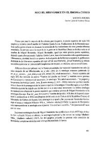 Miguel Hernández en el idioma checo / Michael Doubek   | Biblioteca Virtual Miguel de Cervantes
