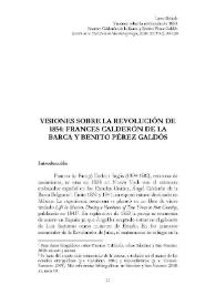 Visiones sobre la revolución de 1854: Frances Calderón de la Barca y Benito Pérez Galdós  / Lieve Behiels  | Biblioteca Virtual Miguel de Cervantes