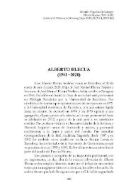 Alberto Blecua (1941-2020) [necrológica] / Germán Vega García-Luengos  | Biblioteca Virtual Miguel de Cervantes