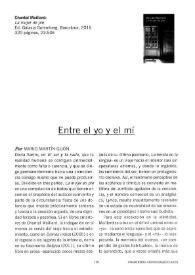 Entre el yo y el mí / por Mario Martín Gijón | Biblioteca Virtual Miguel de Cervantes