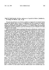 J. M. Lope Blanch, "El léxico indígena en el español de Méjico". Jornadas 63. El Colegio de México, 1969, 78 pp. / Manuel Alvar | Biblioteca Virtual Miguel de Cervantes