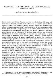 Vetusta: los "seudos" de una sociedad provinciana / José María Martínez Cachero | Biblioteca Virtual Miguel de Cervantes