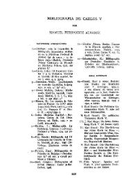 Bibliografía de Carlos V  / por Manuel Fernández Álvarez | Biblioteca Virtual Miguel de Cervantes