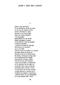 Quién y ¿por qué lloran? / Juan Antonio Masoliver | Biblioteca Virtual Miguel de Cervantes