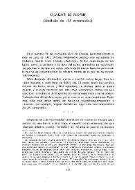 Olvidar es morir (Análisis de "El enterrado")  / Vicente Granados  | Biblioteca Virtual Miguel de Cervantes