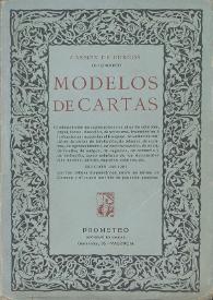 Modelos de cartas / Arreglados por Carmen de Burgos Seguí (Colombine) | Biblioteca Virtual Miguel de Cervantes