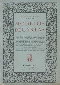 Modelos de cartas / Arreglados por Carmen de Burgos (Colombine) | Biblioteca Virtual Miguel de Cervantes