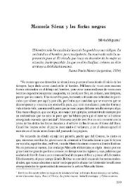 Manuela Sáenz y las furias negras / Silvia Miguens | Biblioteca Virtual Miguel de Cervantes