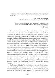 Antonia: ser "fuereña" dentro y fuera del lugar de origen
 / Itzá A. Zavala-Garrett | Biblioteca Virtual Miguel de Cervantes