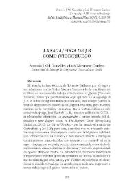 "La saga/fuga de J.B." como (video)juego  / Antonio J. Gil González y Luis Navarrete Cardero  | Biblioteca Virtual Miguel de Cervantes