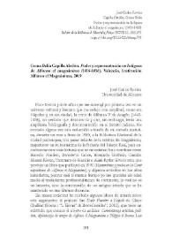 Gema Belia Capilla Aledón. "Poder y representación en la figura de Alfonso el magnánimo (1416-1458)." Valencia, Institución Alfonso el Magnánimo, 2019 [Reseña bibliográfica] / José Carlos Rovira  | Biblioteca Virtual Miguel de Cervantes
