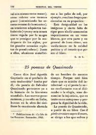 25 poemas de Quasimodo / L. de L. | Biblioteca Virtual Miguel de Cervantes