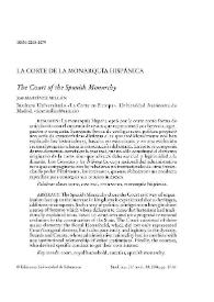 La corte de la Monarquía hispánica / José Martínez Millán | Biblioteca Virtual Miguel de Cervantes