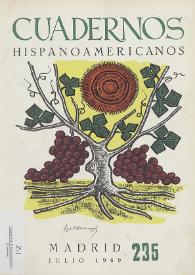 Cuadernos Hispanoamericanos. Núm. 235, julio 1969 | Biblioteca Virtual Miguel de Cervantes